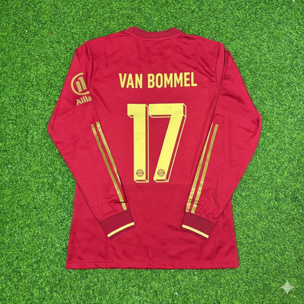 Mark van Bommel 17- Bayern München 125 Jahre Spezial-Edition Fußballtrikot Paradise Edition – Back View
