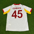 Victor Osimhen Galatasaray 2026-2027 New Season Third White Football Jersey – Back View