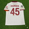 Victor Osimhen #45 Galatasaray 2025-2026 Away Champions League Jersey – Back View