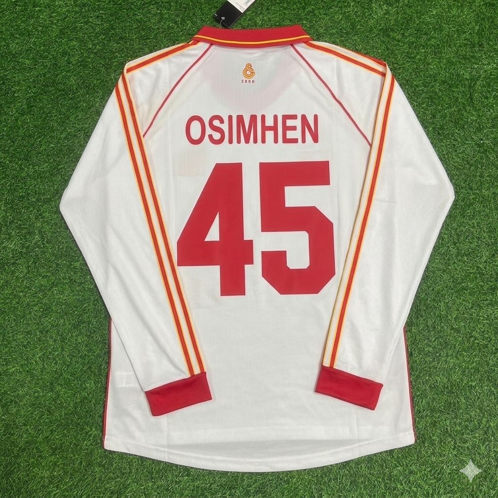 Victor Osimhen Galatasaray Retro Football Jersey Collection – Back View