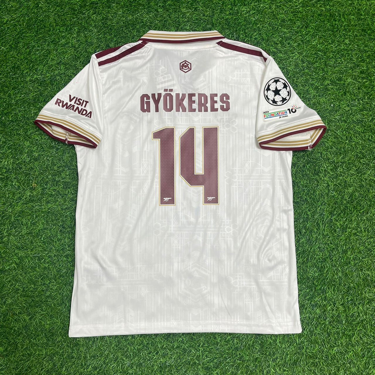 2026 Viktor Gyökeres Arsenal Away Football Jersey – Back View