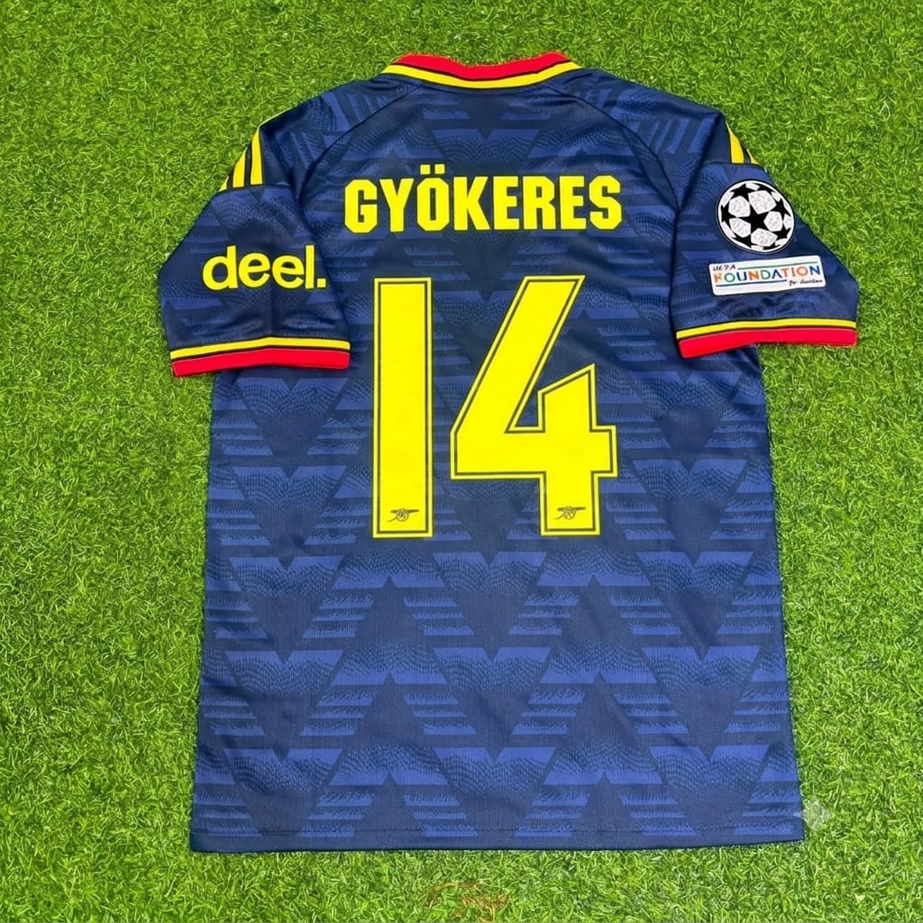 Viktor Gyökeres Arsenal Away New Season 2027 Jersey Kit Soccer – Back View