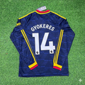 Arsenal Special Edition Long Sleeve Football Jersey – Viktor Gyökeres #14 – Back View