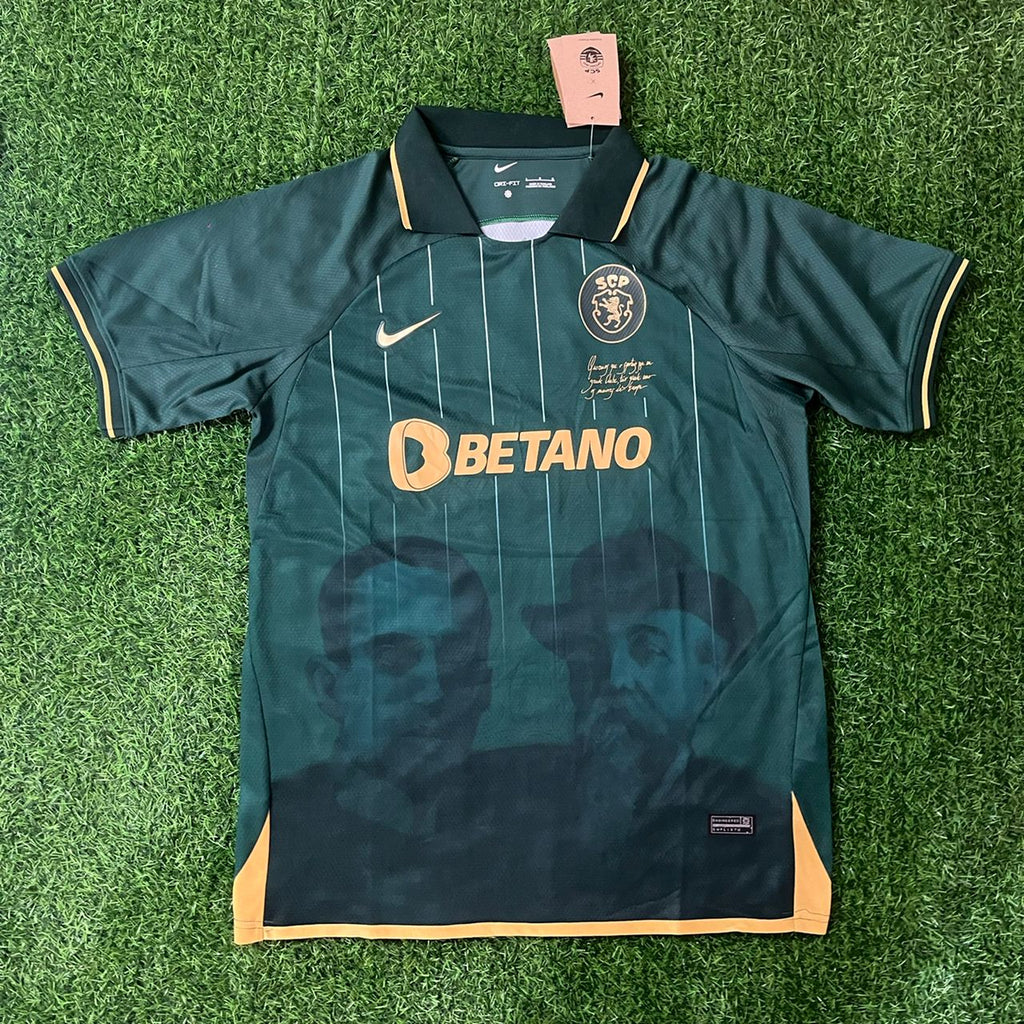 Viktor Gyökeres Sporting CP Lisbon Green Football Jersey – Front View