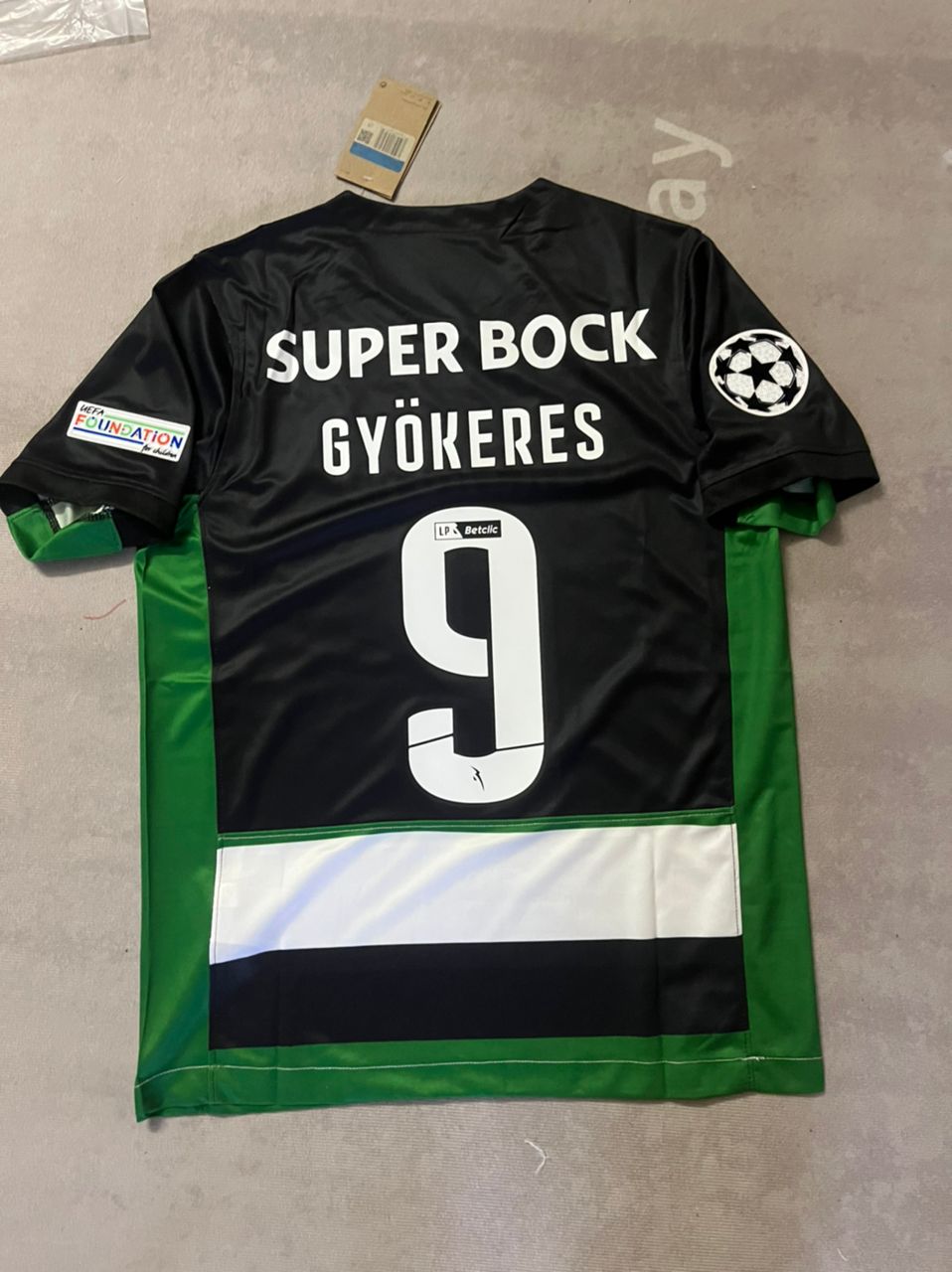 Viktor Gyökeres Sporting Lisbon Home Green Football Jersey – 7