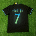Brazil Retro Football Jersey – Vinicius Junior – Back View