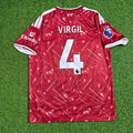Virgil Van Dijk Liverpool New Season 2027 Red Home Football Jersey – Back View