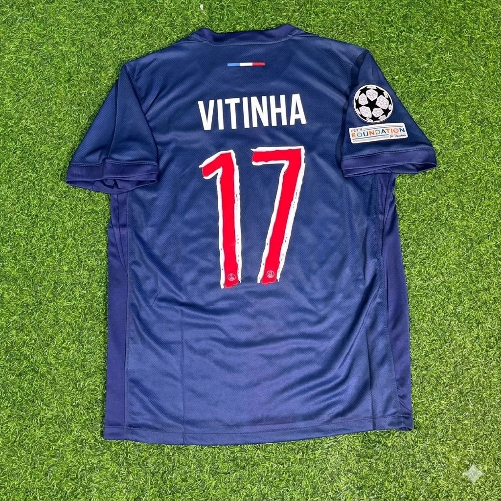 Vitinha #17 Football Jersey – Back View