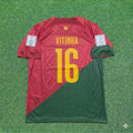 Portugal 2022 World Cup Home Retro Football Jersey – Vitinha #16 – Back View