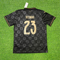 Portugal 2025/26 New Season Black Football Jersey – Vitinha – Back View