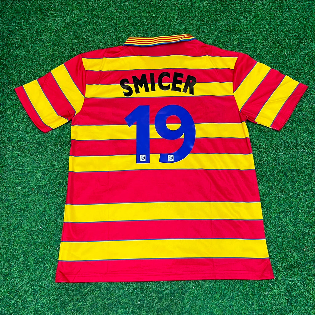 Vladimir Smicer RC Lens 1998 Retro Football Jersey – Back View