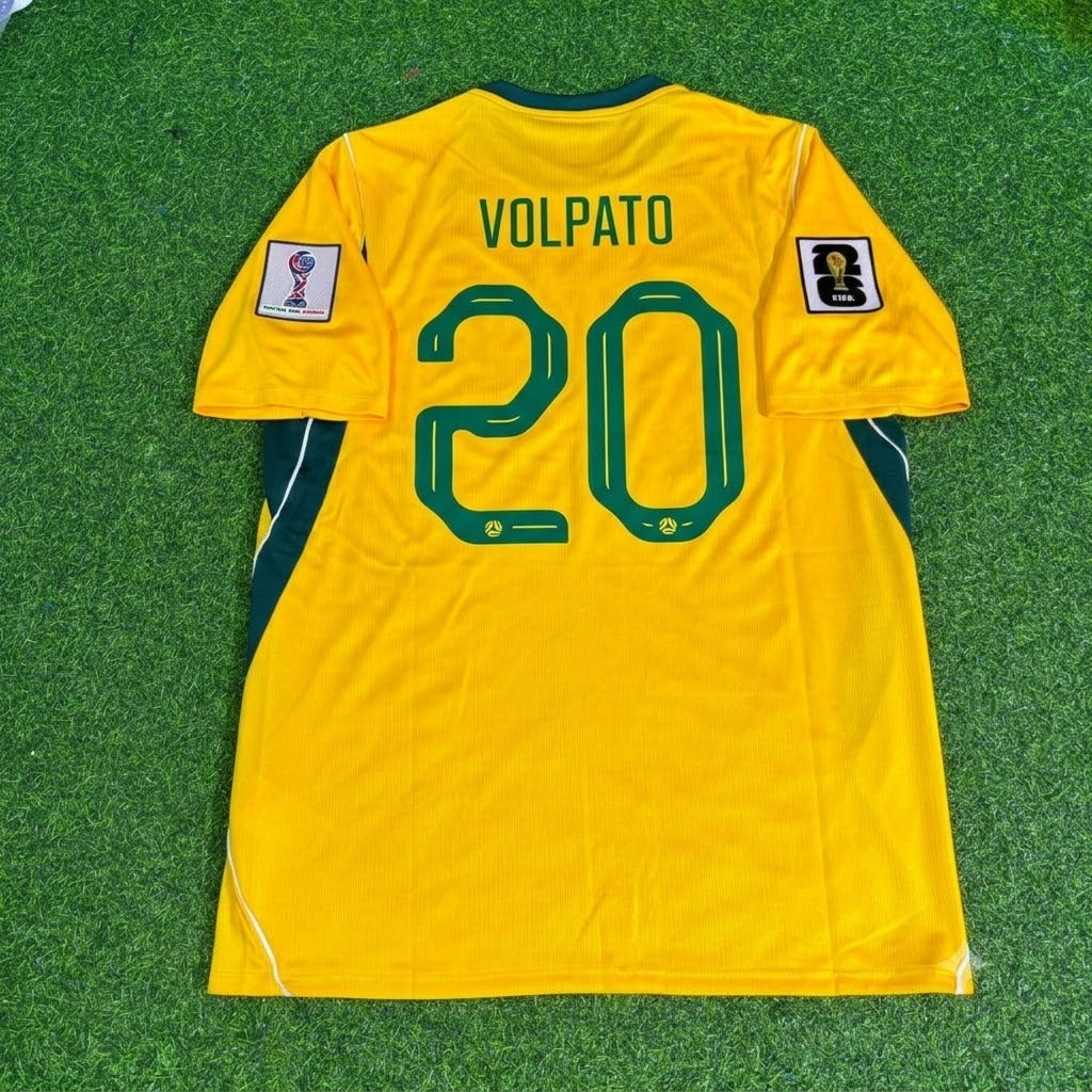 Cristian Volpato Australia 2026 World Cup Football Jersey – Back View