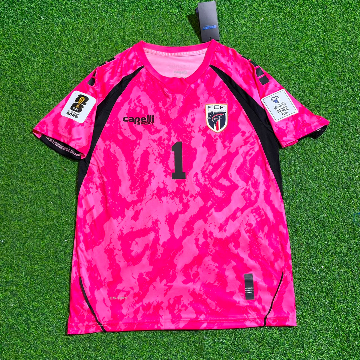 Vozinha Goalkeeper Cape Verde 2026 World Cup Football Jersey Shirt – Front View