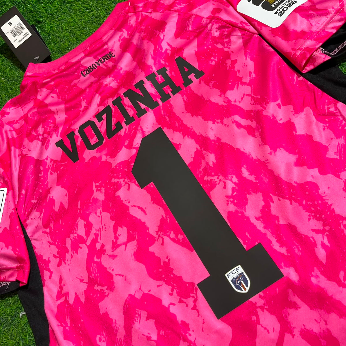 Vozinha Goalkeeper Cape Verde 2026 World Cup Football Jersey Shirt – Detailed View