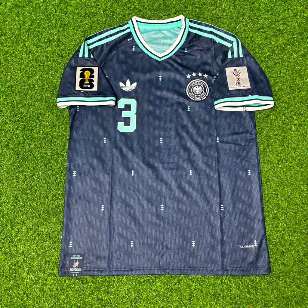 2026 Germany World Cup Waldemar Anton Away Blue Football Jersey – Detailed View