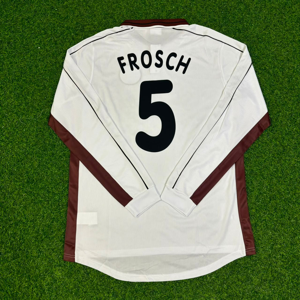 Walter Frosch FC St. Pauli Commemorative Long Sleeve Home Retro Football Jersey – Back View