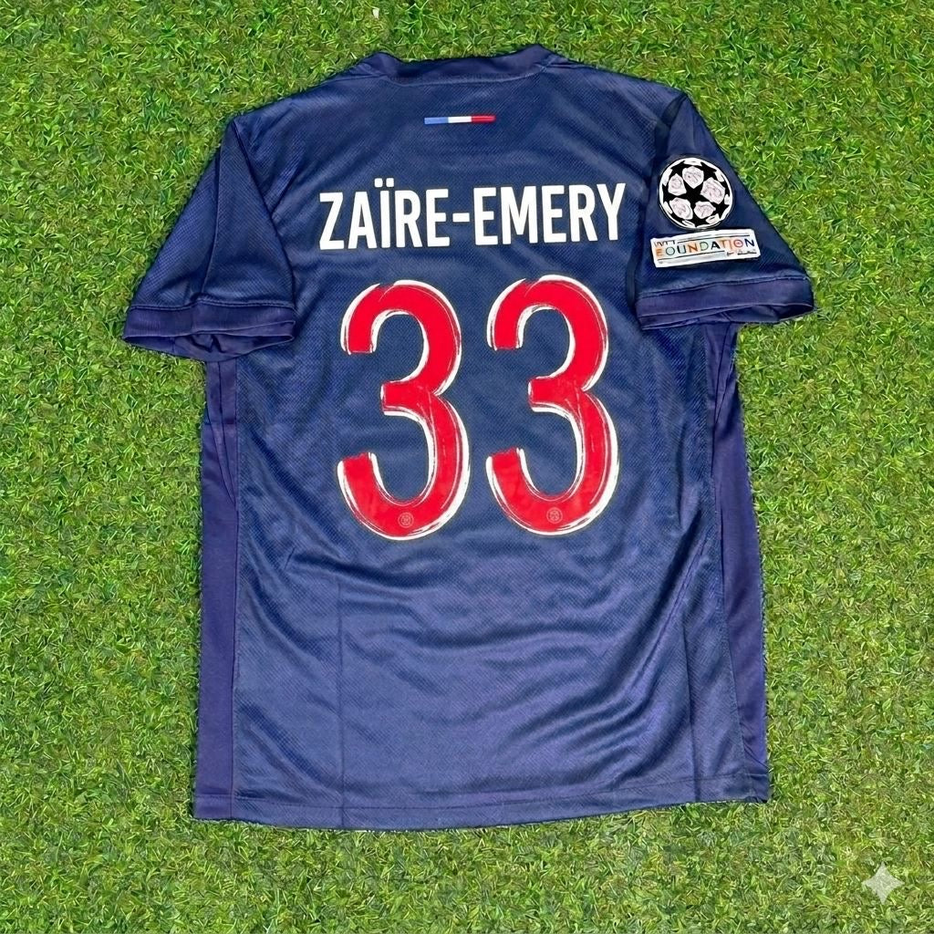 Warren Zaïre-Emery #33 Football Jersey – Back View