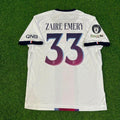 Warren-Zaire Emery White Jersey – Back View