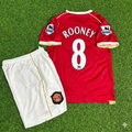 2006/07 Wayne Rooney #8 Manchester United Kids Home Football Jersey – Back View