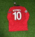 Wayne Rooney Manchester United 09/10 Retro Jersey – Back View