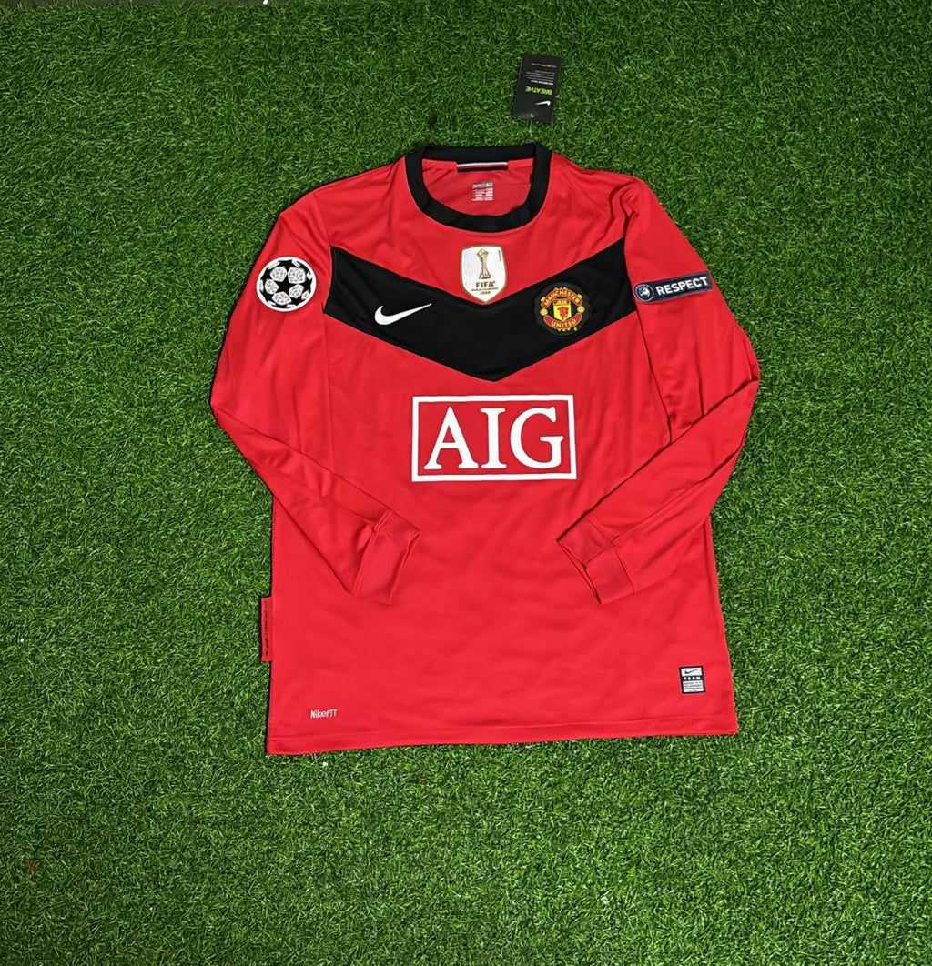 Wayne Rooney Manchester United 09/10 Retro Jersey – Front View