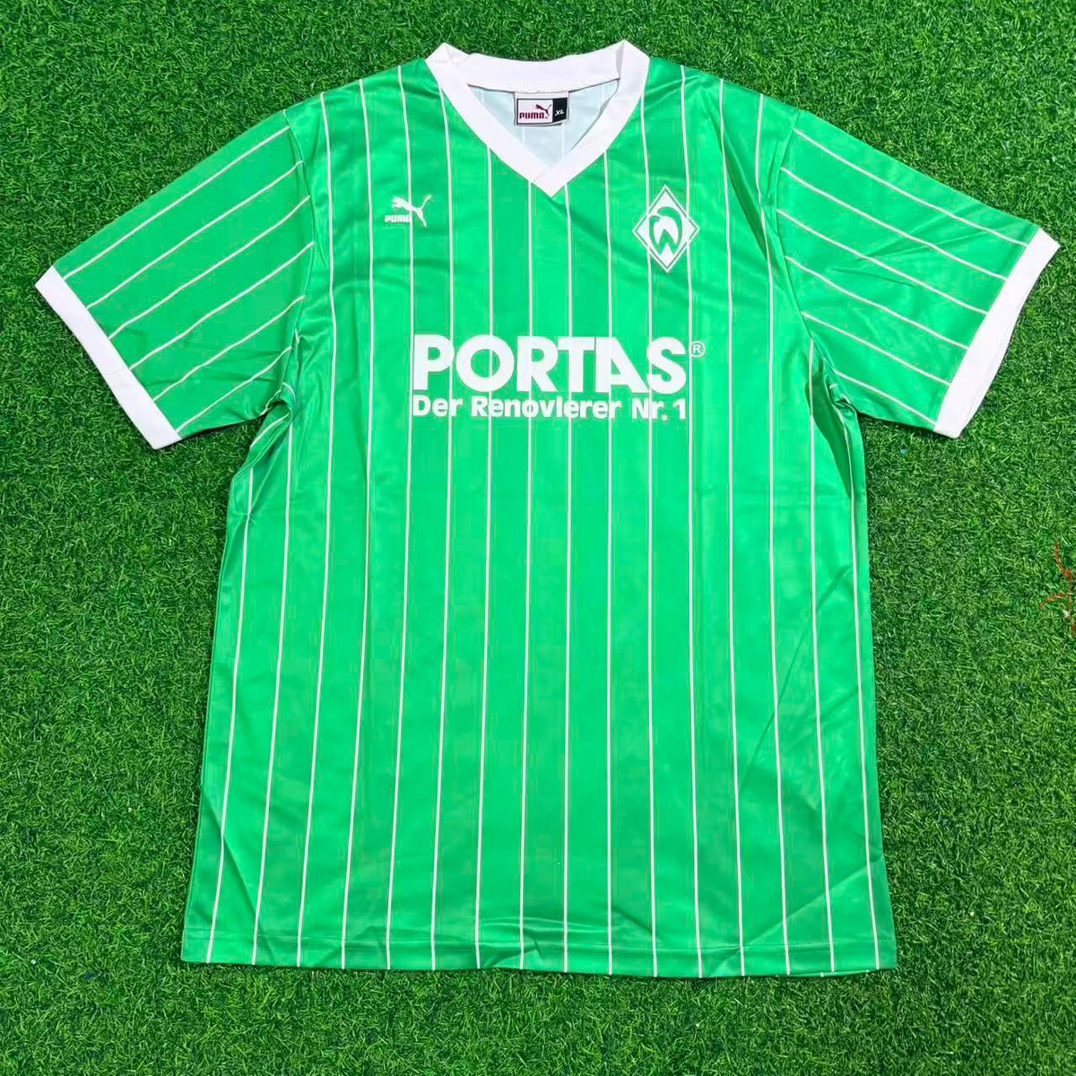1988/89 Torsten Frings Werder Bremen Heim Retro Fußballtrikot Jersey – Detailed View