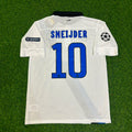 2011/12 Wesley Sneijder - Inter White Away Football Jersey – Back View