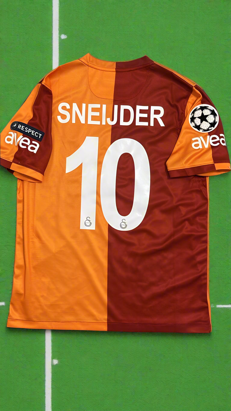 Wesley Sneijder 10 Galatasaray Retro 2013-2014 Formasi Home Jersey – 8