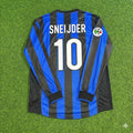 Wesley Sneijder - Inter Retro Football Jersey – Back View