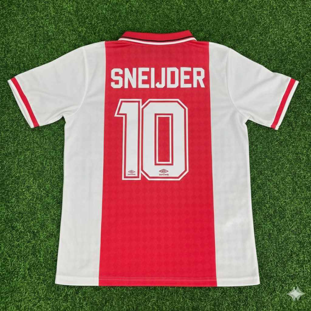 Ajax Retro Football Jersey – Wesley Sneijder AFC – Back View