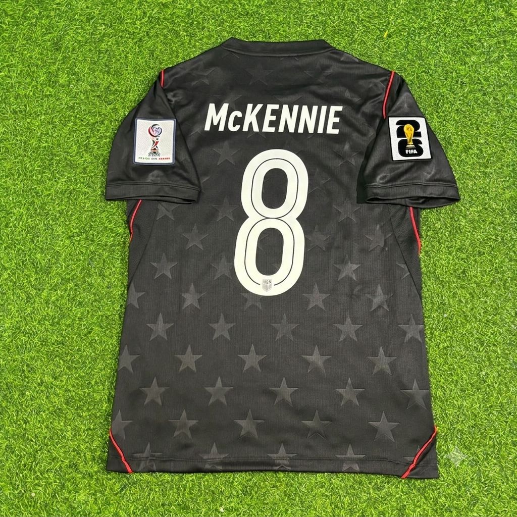 USA 2026 World Cup Black Football Jersey – Weston McKennie – Back View