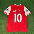 Arsenal 2006/2008 Season Retro Jersey – William Gallas #10 – Back View