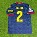William Saliba Arsenal Away New Season 2027 Jersey Kit Soccer – Back View