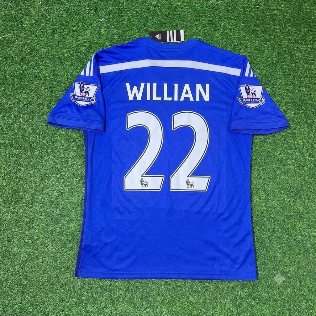 2014/15 Willian Chelsea Home Football Jersey – Back View