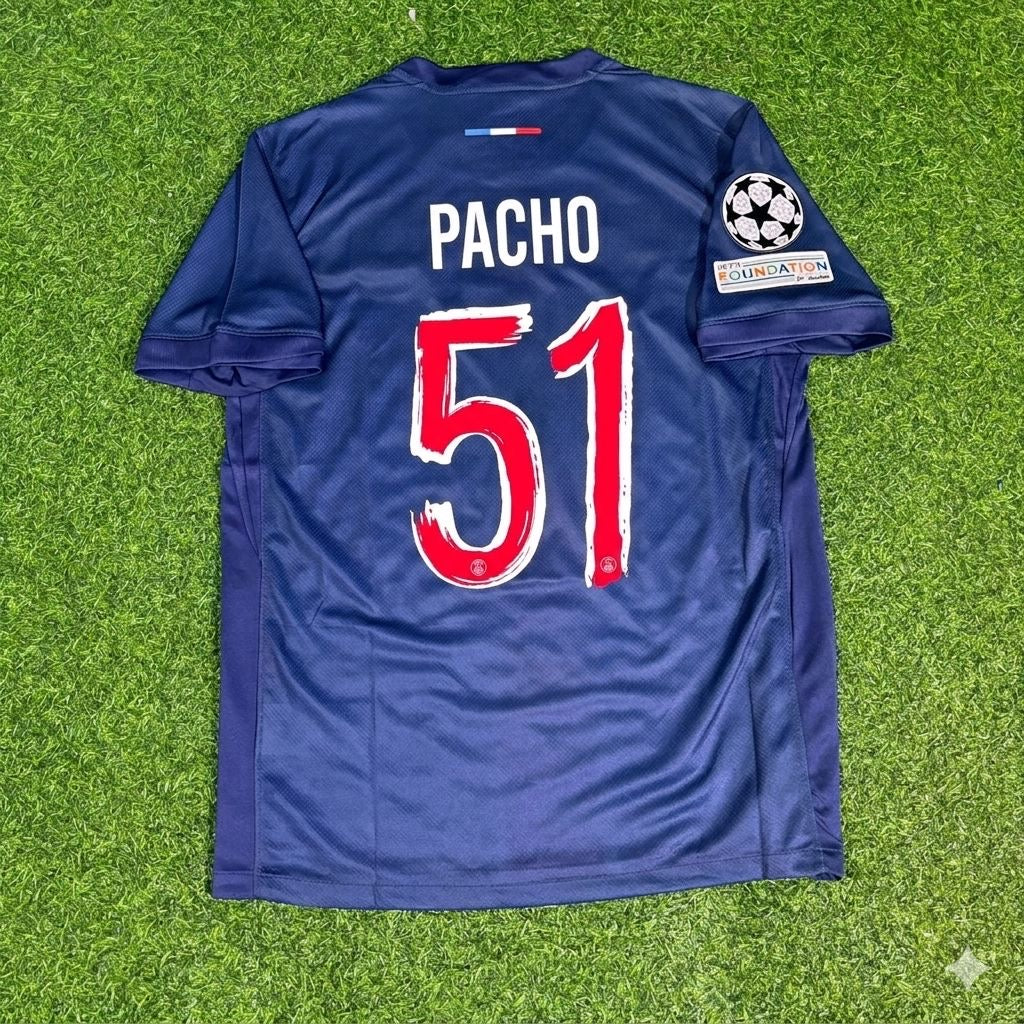 Willian Pacho #51 Football Jersey – Back View