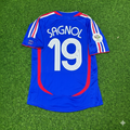2006 France World Cup Willy Sagnol Blue Retro Kit – Back View