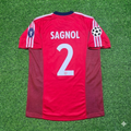 Bayern München 2002/2003 Season Home Red Retro Jersey – Willy Sagnol – Back View