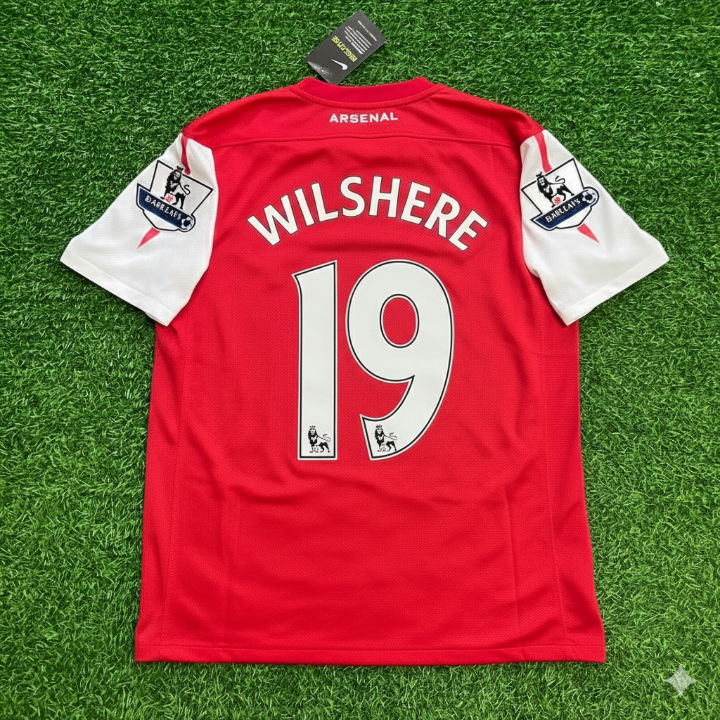 Arsenal 2011-2012 Retro Kit Jersey – Jack Wilshere – Back View