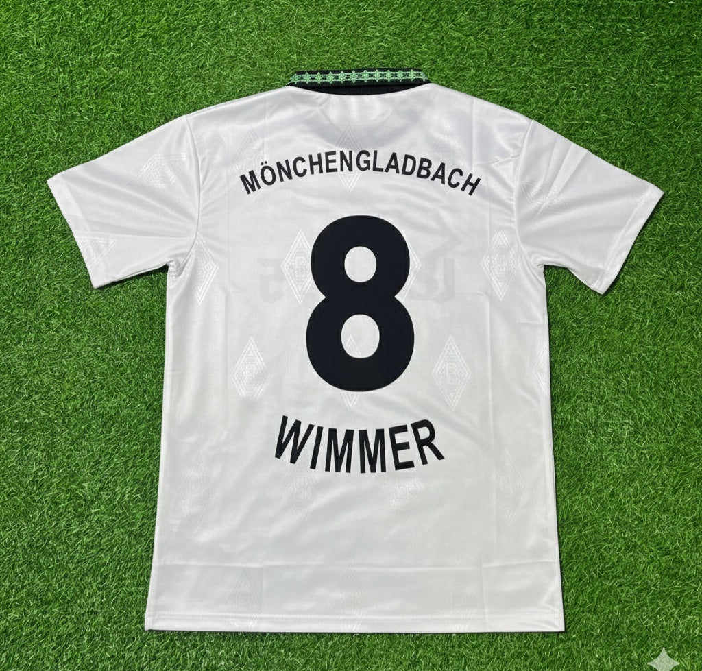 1995/96 Herbert Wimmer Borussia Mönchengladbach Retro Fußballtrikot Jersey – Back View