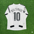 Nick Woltemade Germany World Cup Long Sleeve White Retro Football Jersey – Back View