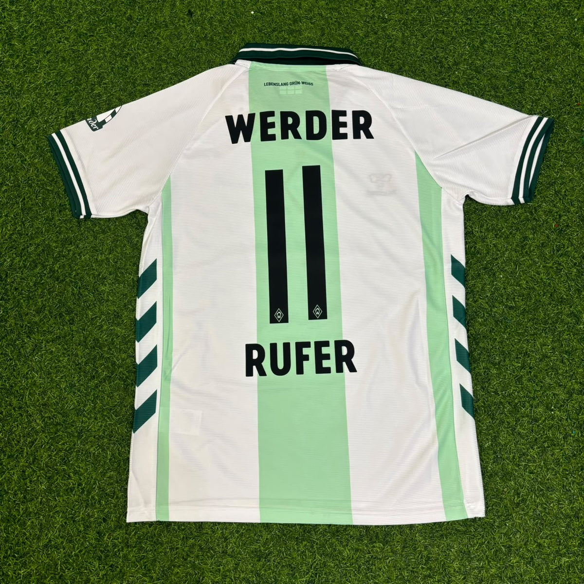 Wynton Rufer Werder Bremen Special Football Jersey – Back View