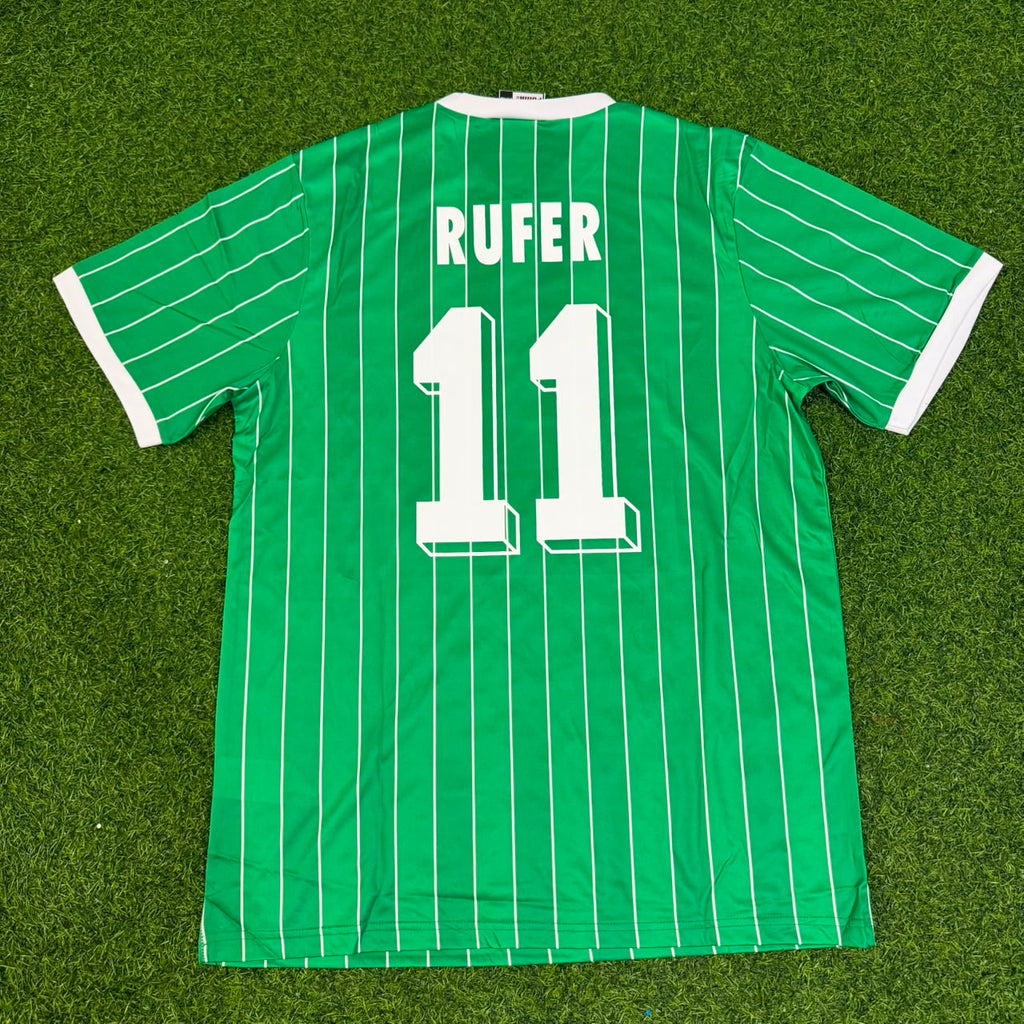 Wynton Rufer Werder Bremen Commemorative Heim Retro – Back View