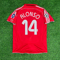 Xabi Alonso #14 Liverpool 2007/08 Jersey – Back View
