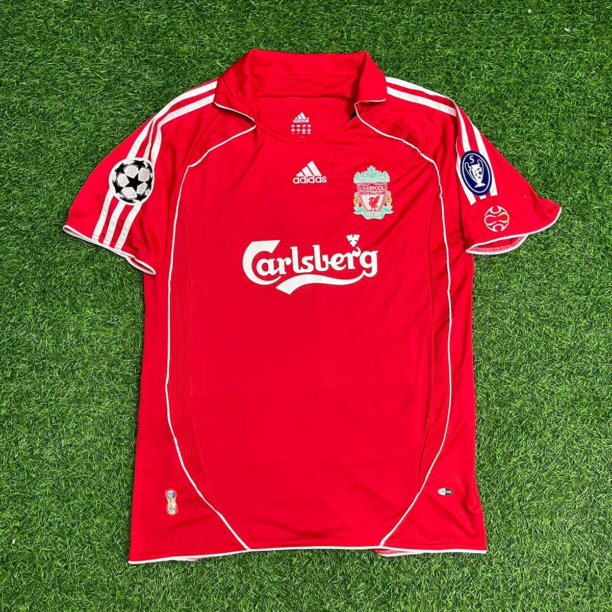 Xabi Alonso #14 Liverpool 2007/08 Jersey – Front View