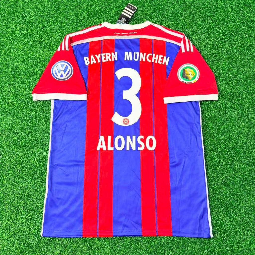 2014/15 Xabi Alonso Bayern Munich Football Jersey – Back View