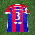 Bayern Munich 2014 2015 Home Retro Patch Jersey – Xabi Alonso #3 – Back View