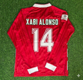 Liverpool Long Sleeve Retro Kit Jersey – Xabi Alonso – Back View