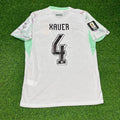 Austria White 2026 World Cup Football Jersey – Xaver Schlager – Back View