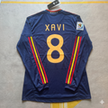 Spain 2010 World Cup Final Retro Jersey – Xavi Hernandez - – Back View