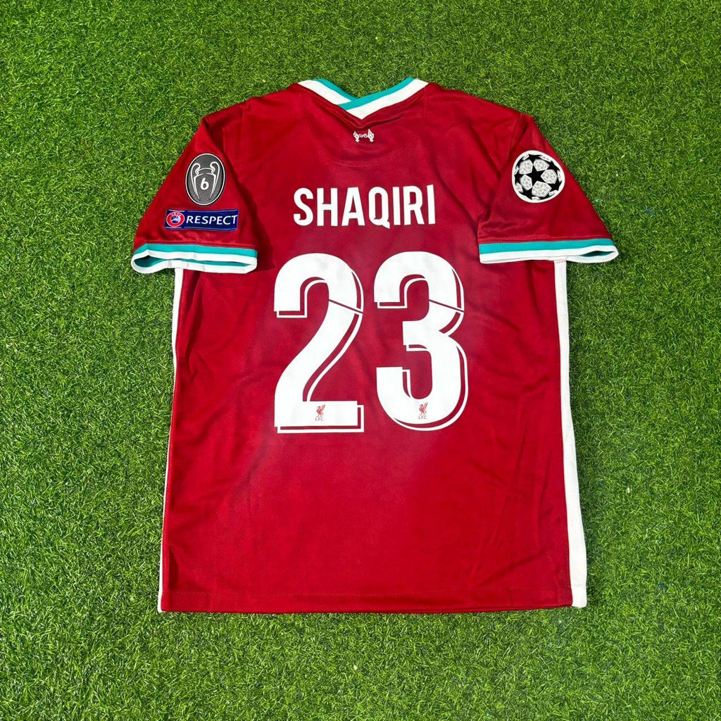 Liverpool 2019 2020 Home Retro Football Jersey – Xherdan Shaqiri 23# – Back View